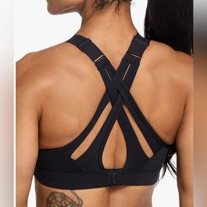 Yvette Sports Bra High Impact Adjustable Criss Cross Back, Full Support M plus